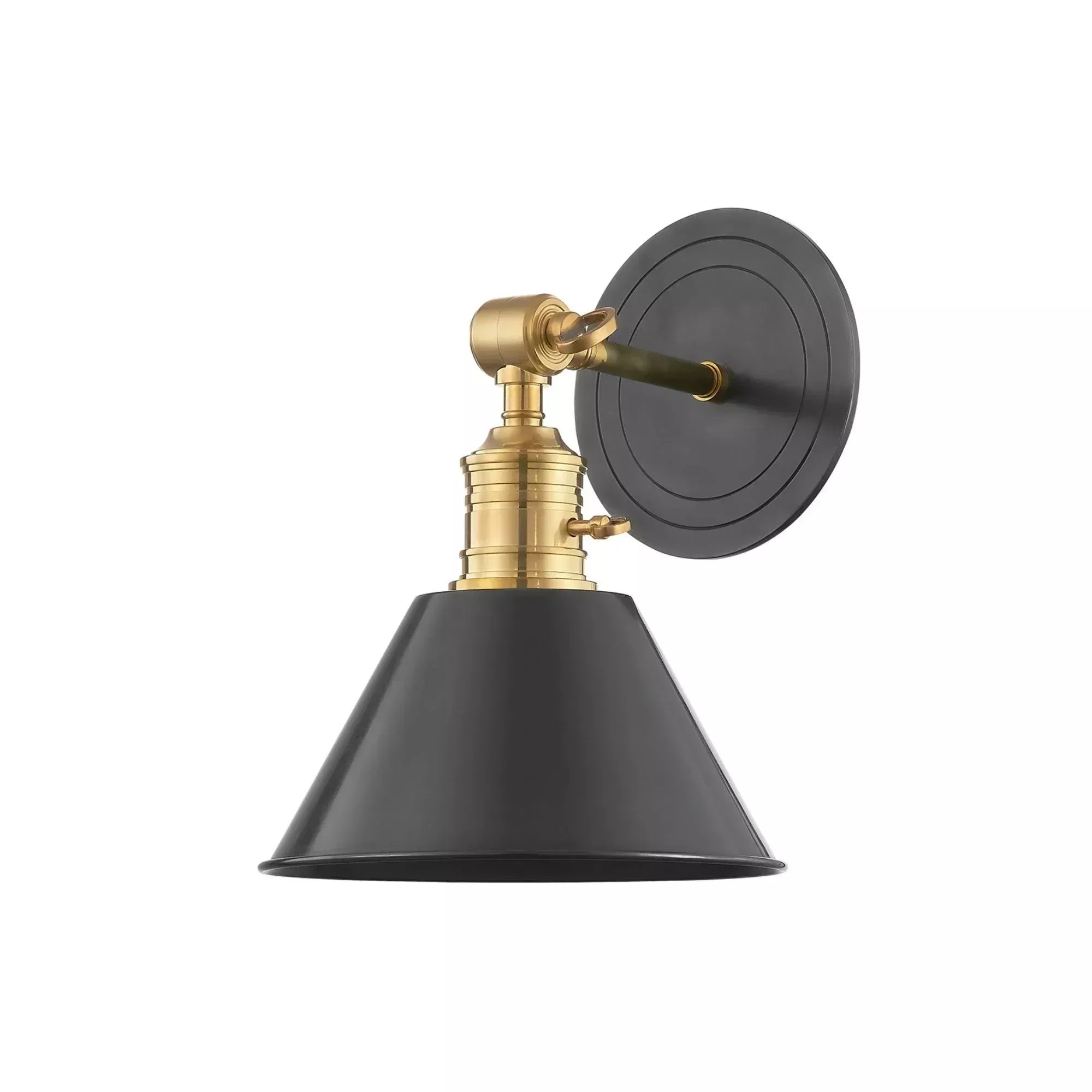 Hudson Valley Garden City 11" Swing Arm Lamp, Aged Brass/Old Bronze