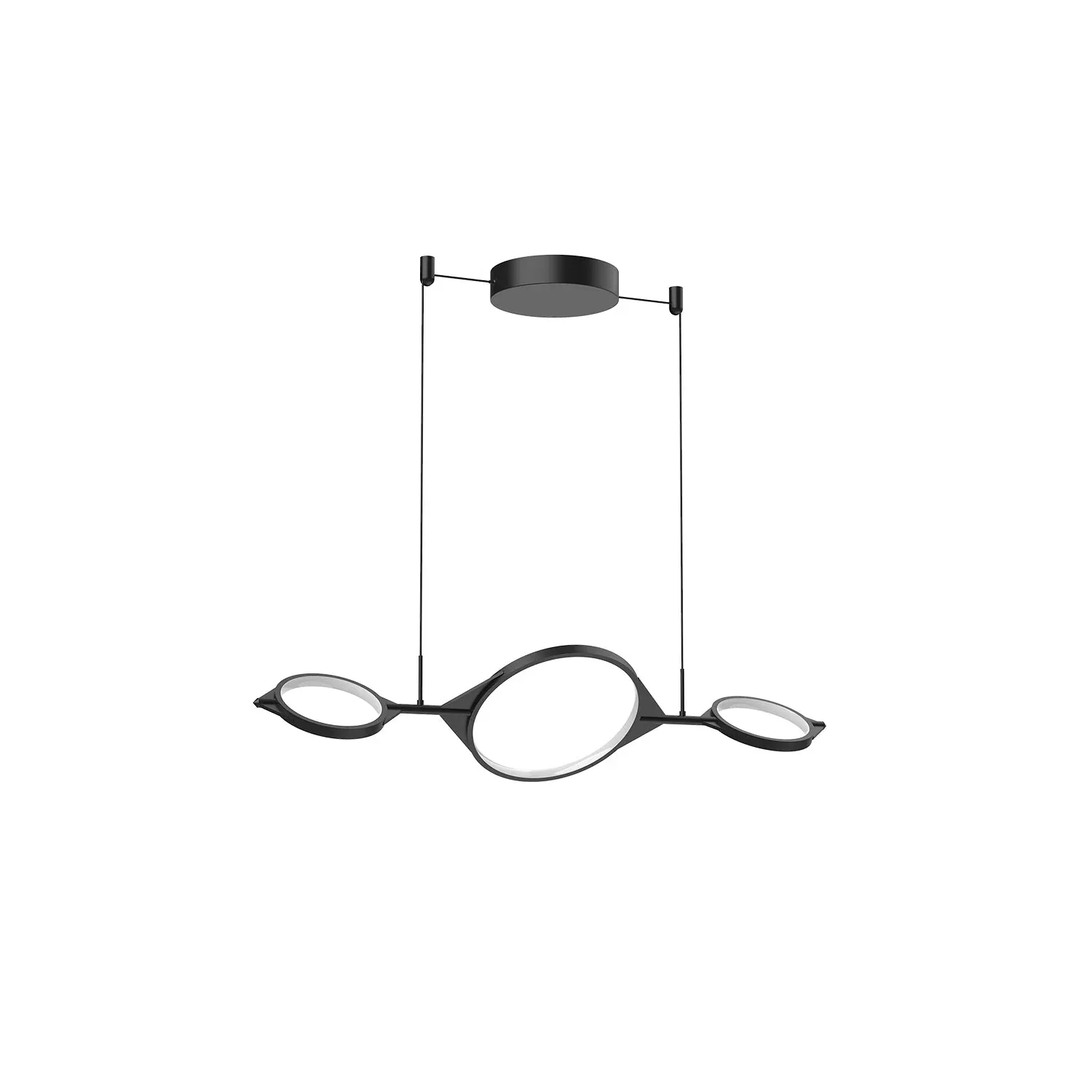 Kuzco Serif LED Linear Pendant Black LP84434-BK