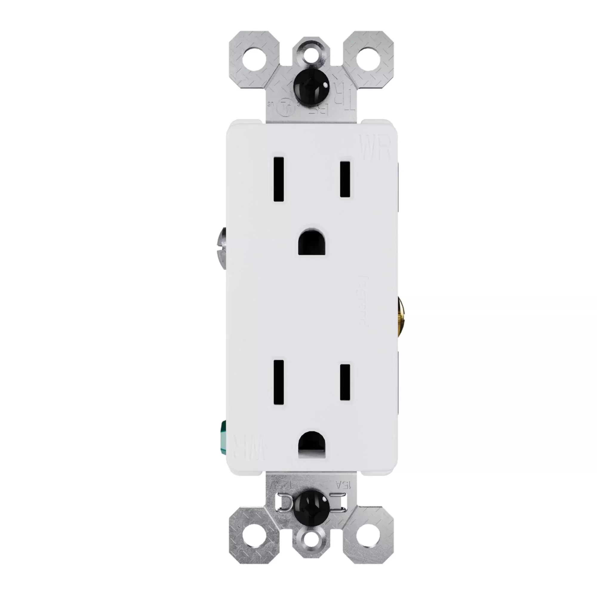 Legrand 885TREXWRW radiant 15A Tamper-Resistant Weather-Resistant Duplex Outlet, White