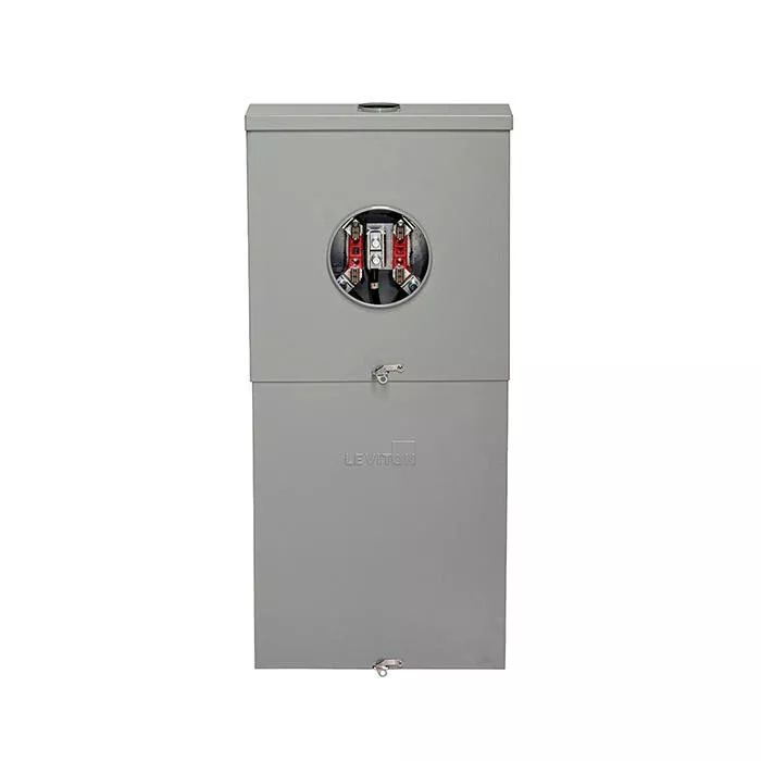 Leviton 150A Outdoor Meter Main Combo 8 Spaces Ring Type (LS815-BRD)