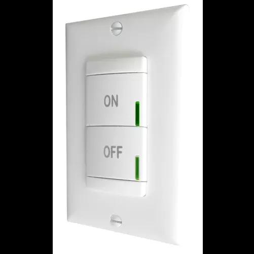 Lithonia nLight WallPod Push-Button Two Pole Occupancy Controlled Dimming Without Dimming Output White (NPODM 2P DX WH)