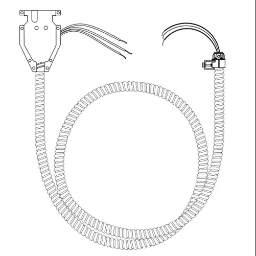 Lithonia Quickflex Starter Fixture Cable 277V 12 AWG 3 Conductor And 1 Ground 15 Foot (QSFC277 12/3G15 M5)