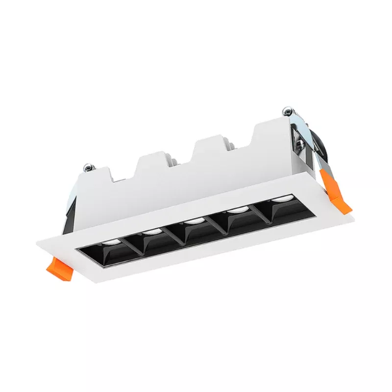 Lotus JXL-TXH05-T11W 6" 5-Light LED Linear Recessed Downlight, 5CCT Selectable