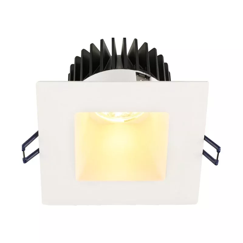 Lotus LD4S-HO 4" 18W LED Square Deep Regressed Plenum Rated Downlight, Dim to Warm 3000-1800K