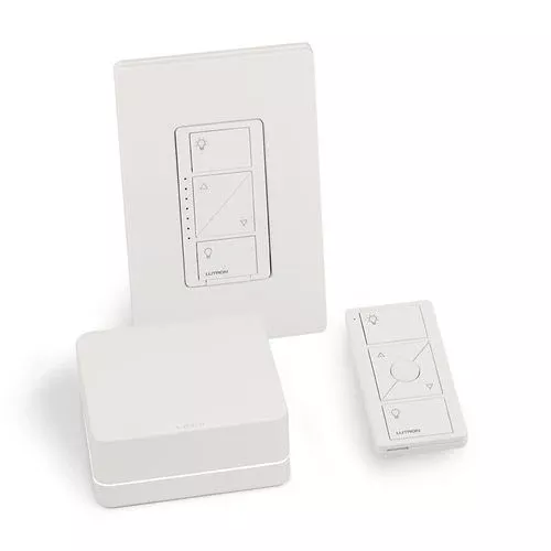 Lutron Caseta Wireless Remote 1 W, White (P-BDGPRO-PKG1W)