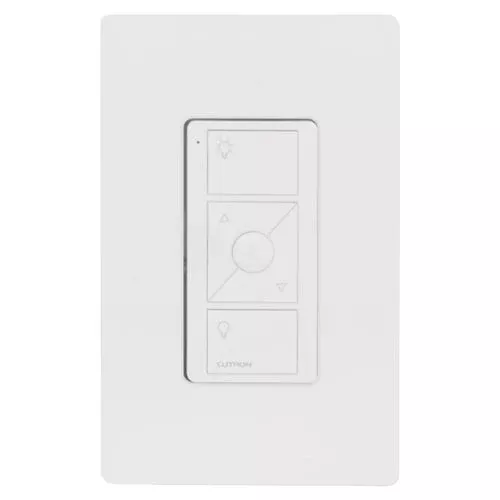 Lutron Caseta Wireless Remote, White (PJ2-WALL-WH-L01)