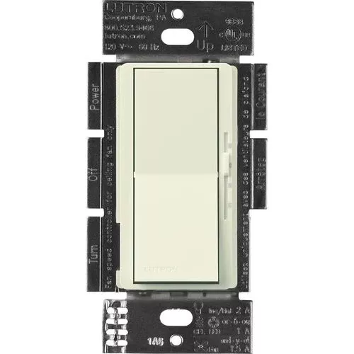 Lutron Diva Fan and Light Control 1.5 A, Biscuit (DVSCFSQ-LF-BI)