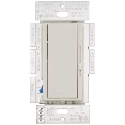 Lutron Diva LED+ Dimmer Switch 150 W, Biscuit (DVSCCL-153P-BI)