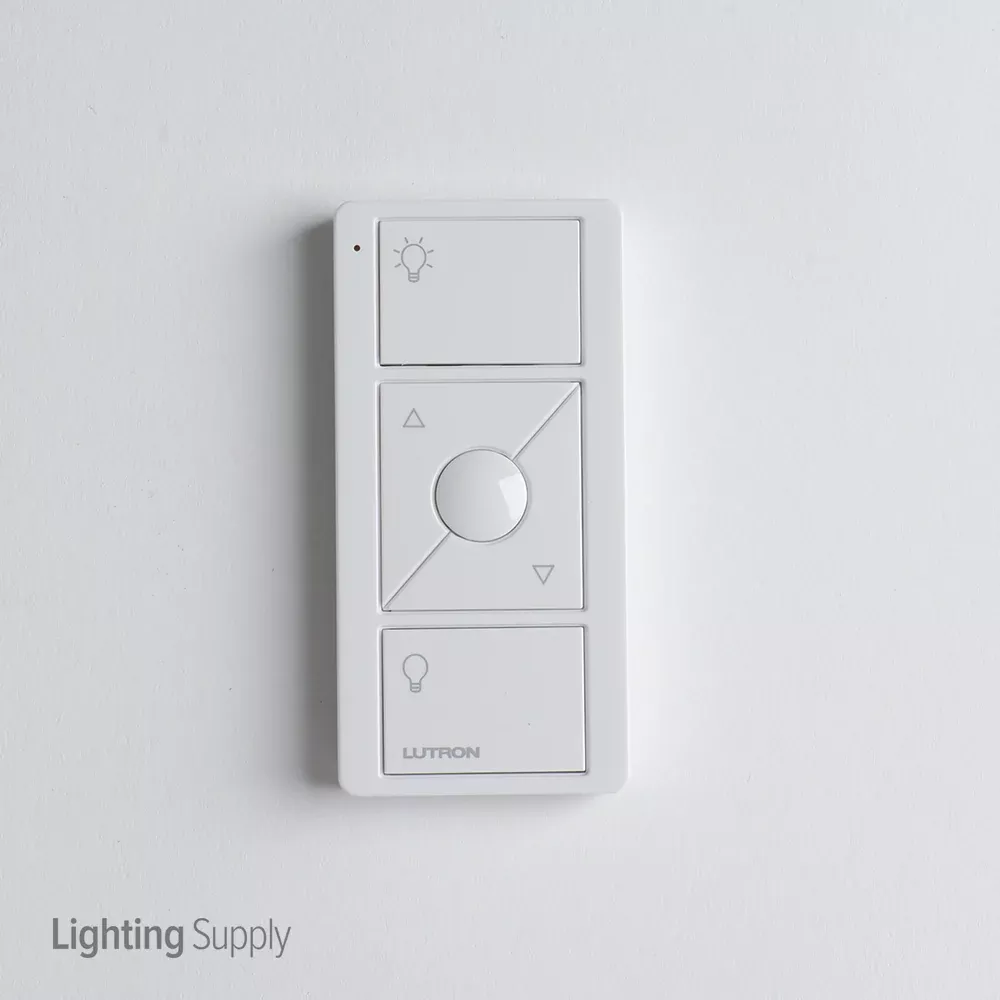 Lutron Pico Wireless Control 3 Button W/RAISE/Lower Configuration White (PJ2-3BRL-GWH-L01)