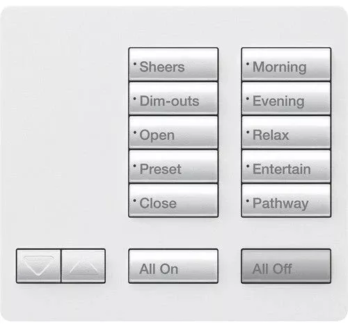 Lutron RadioRA 10-Button Keypad (RR-T10RL-SW)