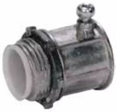 Morris 14866 EMT Set Screw Connector - Insulated Throat, 2-1/2"