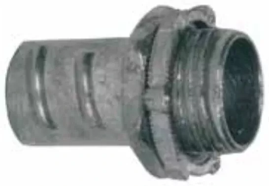 Morris 15076 Screw-In Connector For Greenfield/Flex Conduit, 2"