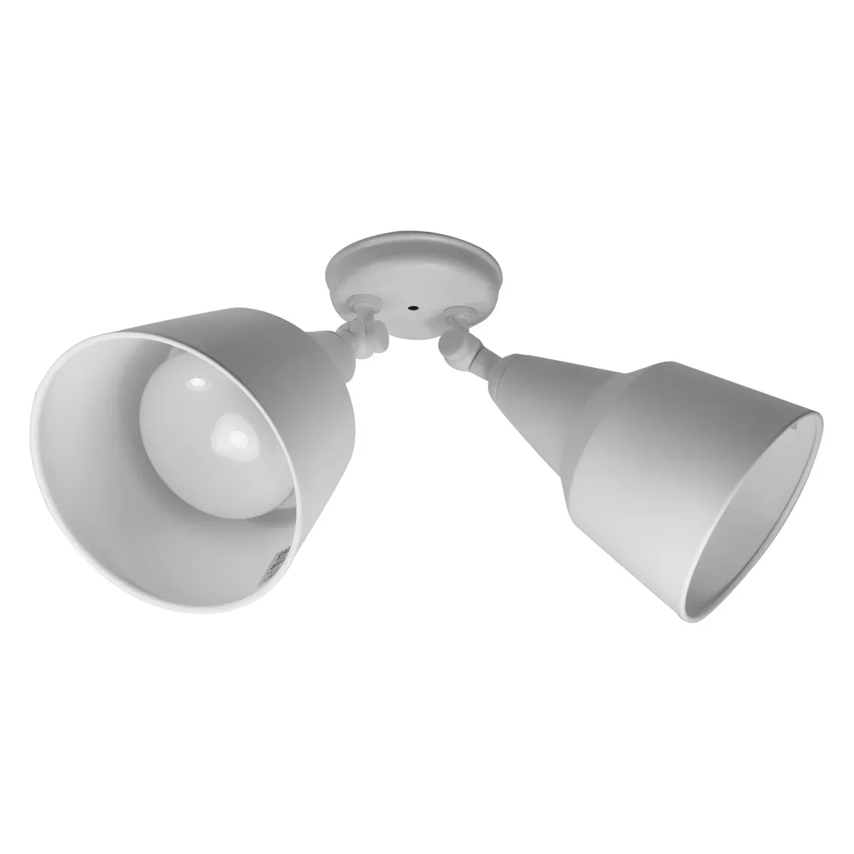 NICOR 300W White Double Cone Adjustable Security Floodlight (11122)