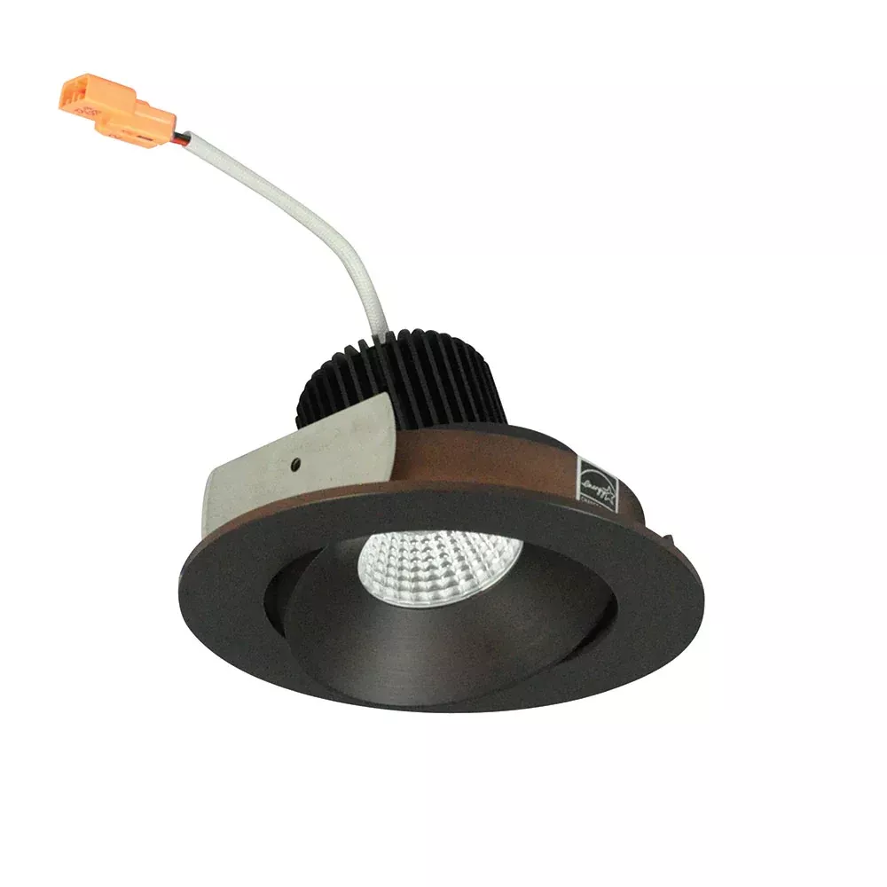Nora 4 Inch Adjustable Round Regressed Cone 5000K 25/38 (NIO-4RC50XBZ)
