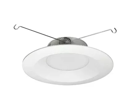 Nora Lighting NCSR-R61TWMPW 6" Contractor Series LED Retrofit Reflector with Selectable CCT, Matte Powder White (12-Pack)