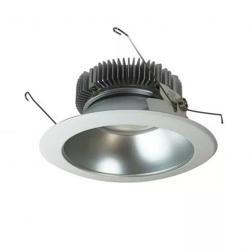 Nora Lighting NLCB2-6512030DW 6" Cobalt Dedicated High Lumen Reflector, 2000lm, 3000K, Diffused Clear Reflector / White Flange