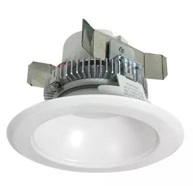 Nora Lighting NLCBC2-45135WW/A 4" Cobalt Click Round Retrofit Reflector, 750lm / 10W, 3500K, White Reflector / White Flange