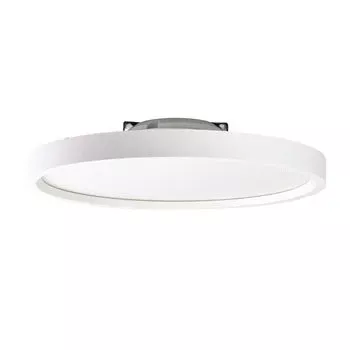 Nora Lighting NLOS-R7TWMPW 7" SURF Round LED Surface Mount with Selectable CCT, 1350lm / 14W, Selectable CCT, Matte Powder White Finish