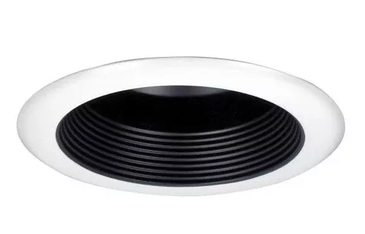 Nora Lighting NT-5001B 5" Baffle Splay Trim w/ Flange, /White