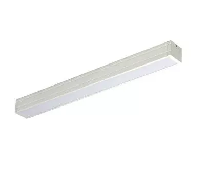 Nora Lighting NUD-6812/30W 12" Bravo FROST LED Linear, 500lm/ft, 7W, 3000K, White Finish