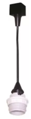Nora Track Mount Pendant 100W/A19 White (NTH-161W)