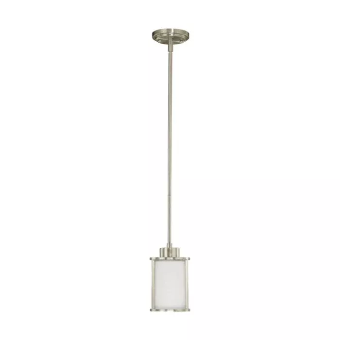 Nuvo 60-2866 Odeon 1-Light Pendant Light Brushed Nickel