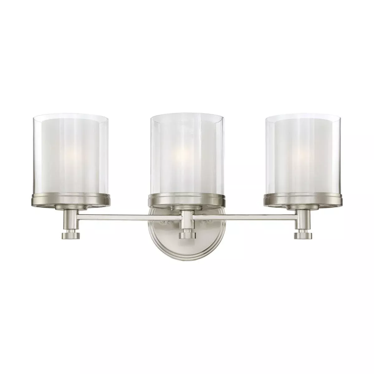 Nuvo 60-4643 Decker 3-Light Vanity Light Brushed Nickel