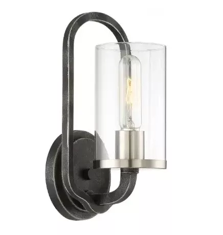 Nuvo 60-6121 1-Light Wall Sconce Brushed Nickel