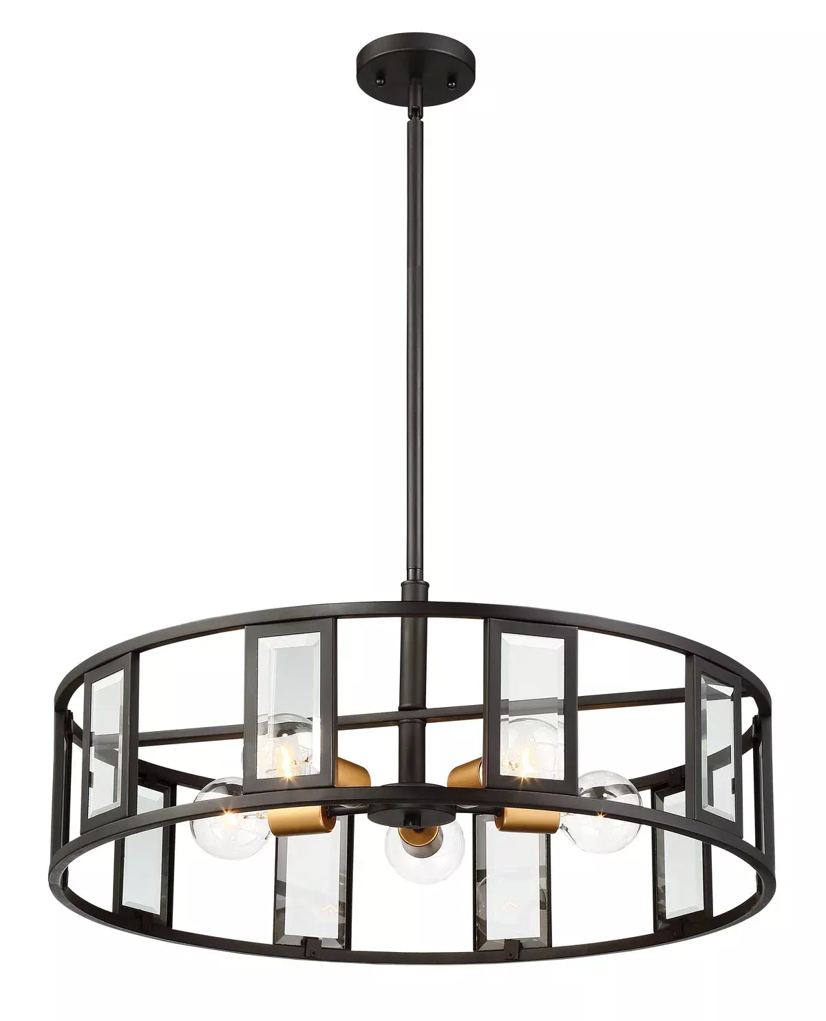 Nuvo 60-6416 Payne 5-Light Pendant Light Bronze