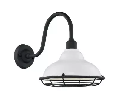 Nuvo 60-7022 Newbridge 1-Light Wall Sconce White