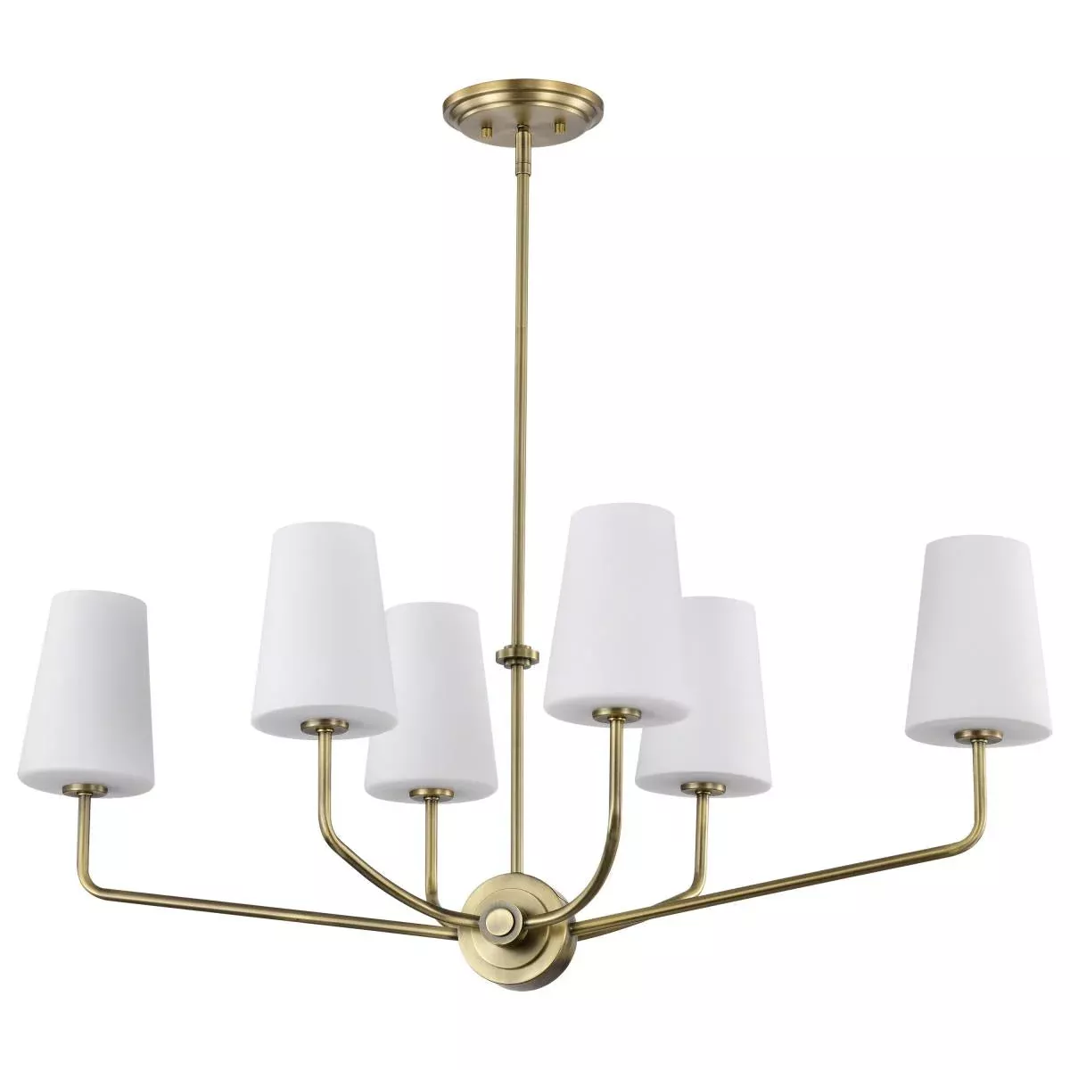 Nuvo 60-7886 6-Light Island Pendant White