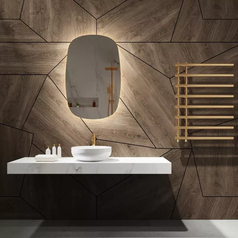 Paris Mirror Original Capsule 24" x 36" LED Backlit Mirror, 3CCT Selectable