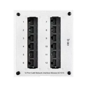 Pass And Seymour 12-Port CAT6 Network Interface Module (AC1015)