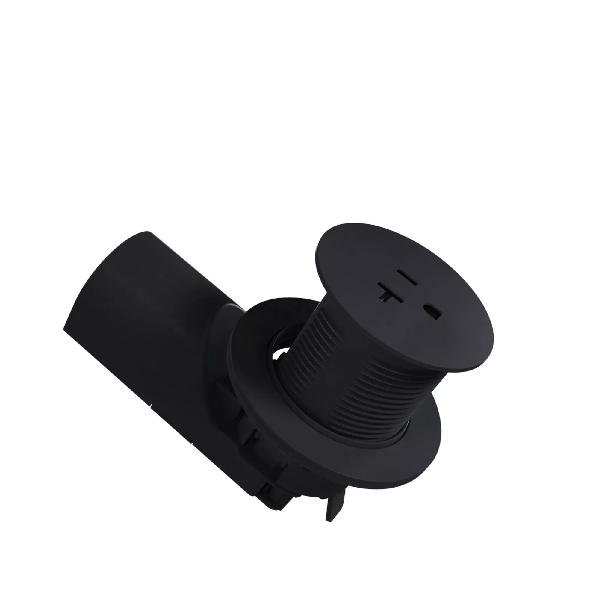 Pass & Seymour 20A TR Kitchen Countertop Outlet, Matte Black (CP498TR20BK)