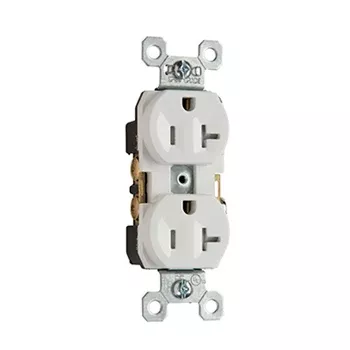 Pass And Seymour Receptacle Duplex Tamper-Resistant 20A/125V Ivory (TR20I)