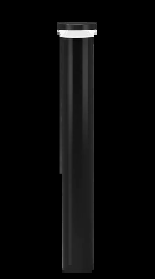 RAB Bollard Round 42 Inch 18W LED Cool Black (BLEDR18K)