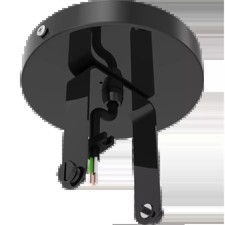 RAB Track22 Track Light Small Black Monopoint Ceiling Mount Kit (TK22SB-CM-KIT)