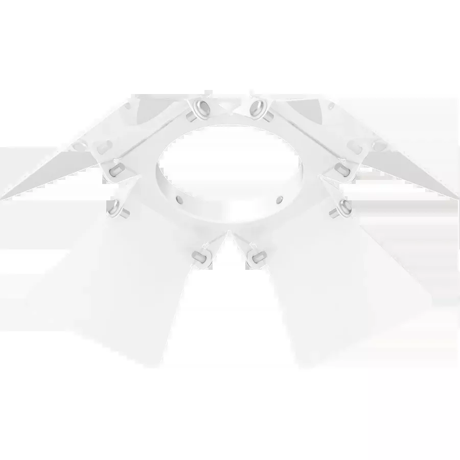 RAB Track22 Track Light Small White Barn Door (TK22S-BD)
