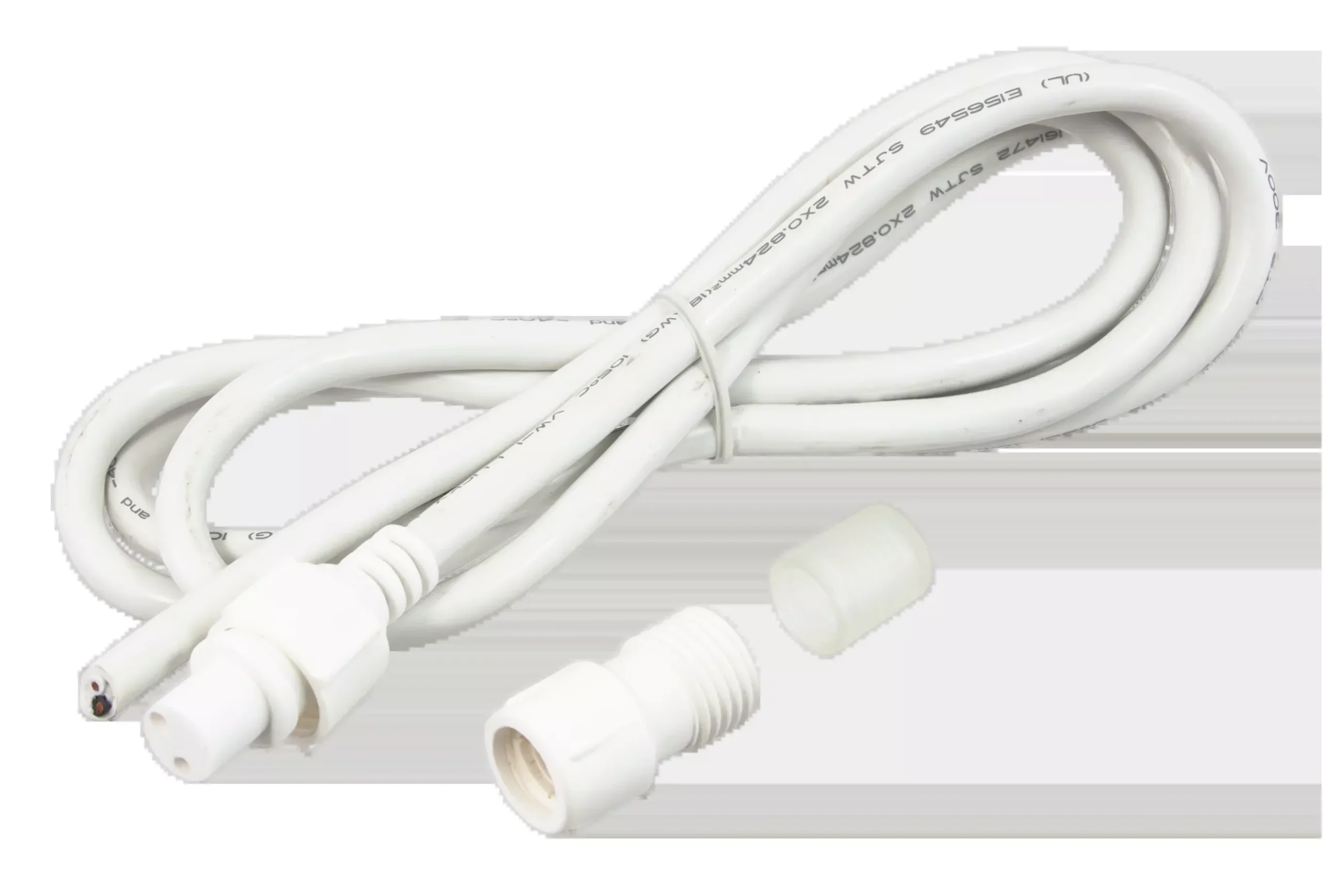 RL-LED-CONKIT-1.6AMP Flexbrite 1/2in 5ft Power Connection Kit w/Plug
