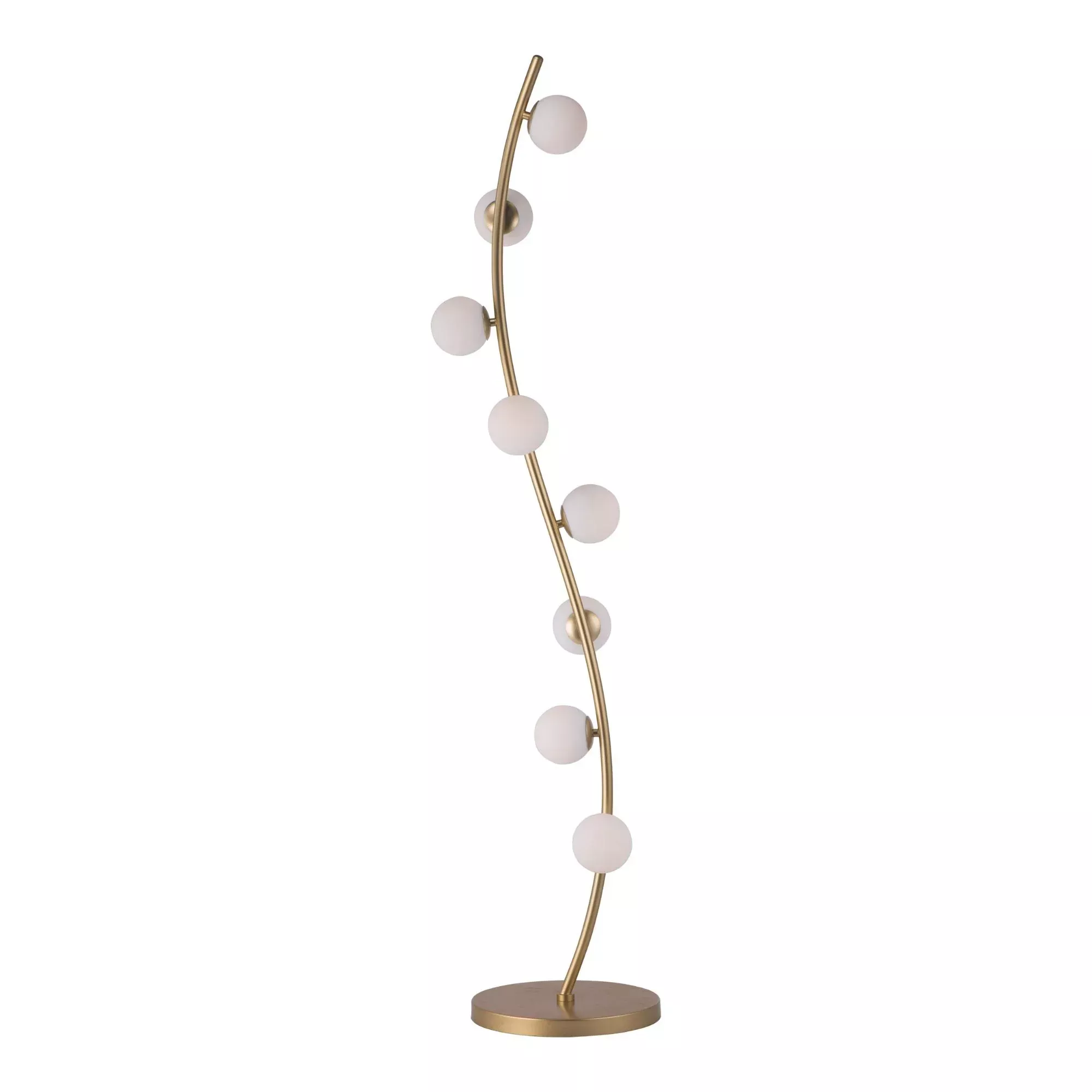 Rover LED Floor Lamp, Metallic Gold Finish