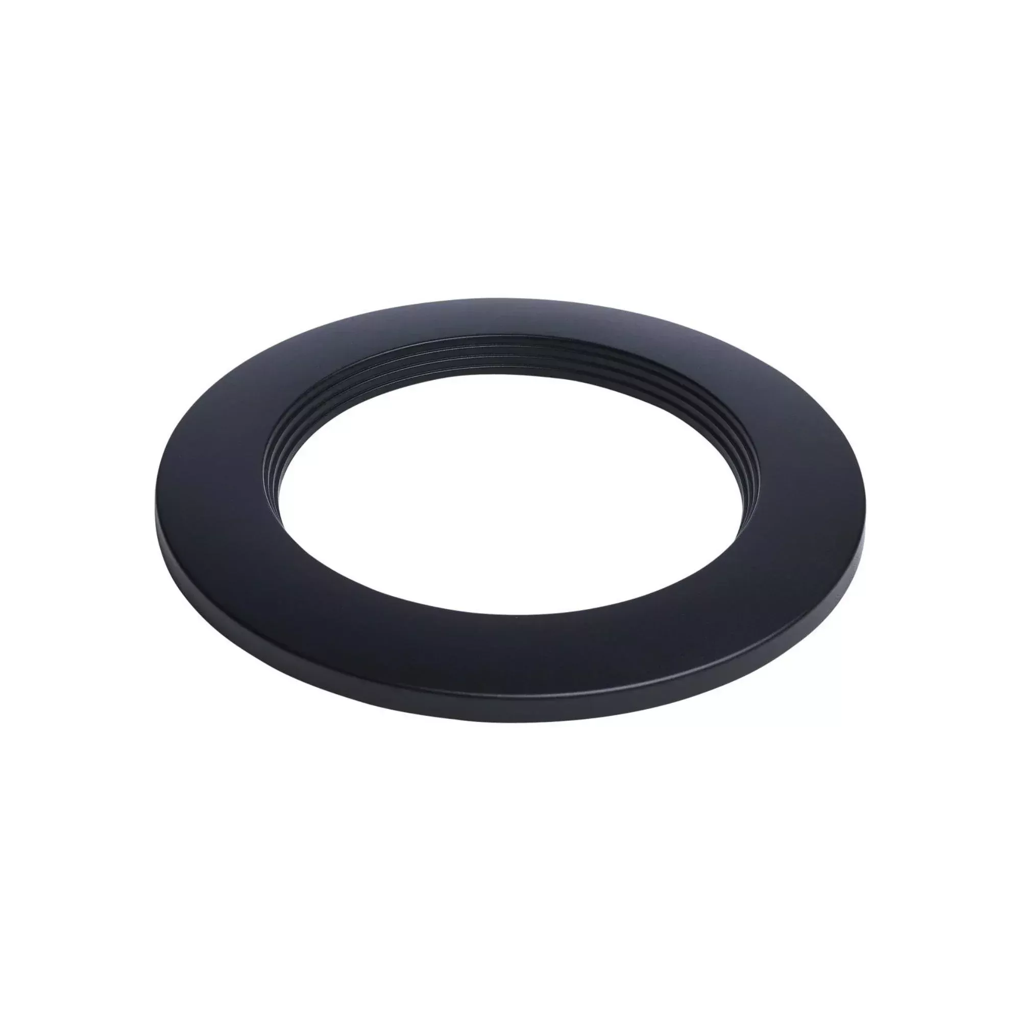Satco 4" Regressed Wafer Trim, Matte Black Finish