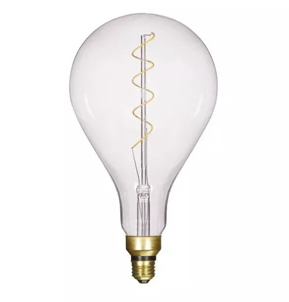 SATCO/NUVO 4PS52/LED/CL/E26/VINTAGE/120V 4W PS52 LED Vintage Style Clear 25000 Hours Medium Base 120V 2150K (S22433)