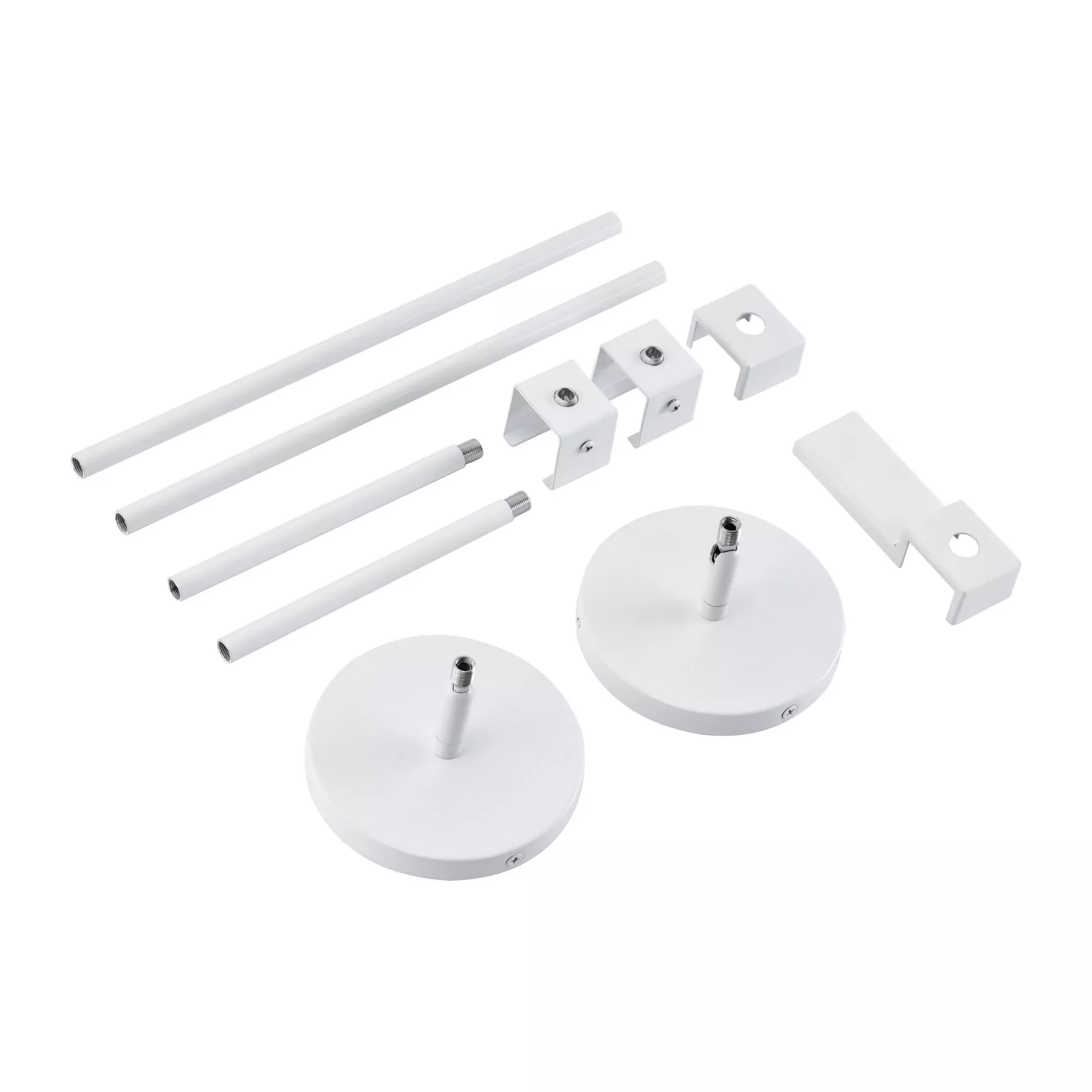 Satco|Nuvo Adjustable Track Pendant Kit, H-Type, White, Steel, Max Load 22 lbs