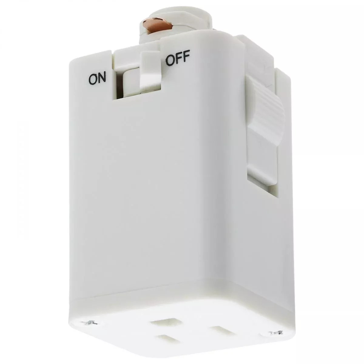 SATCO/NUVO Outlet Track Adapter White Finish (TP256)