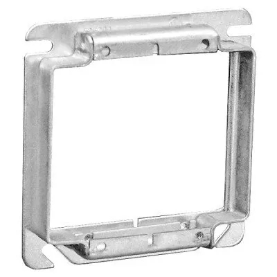 Southwire Garvin 4 Square Two Gang Device Ring Welded 2 Inch Raised (52C25SQ)