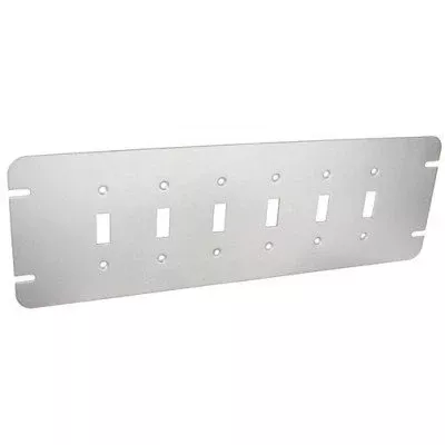 Southwire Garvin Toggle Switch Six Gang Multi-Gang Box Cover (GBTC-6)
