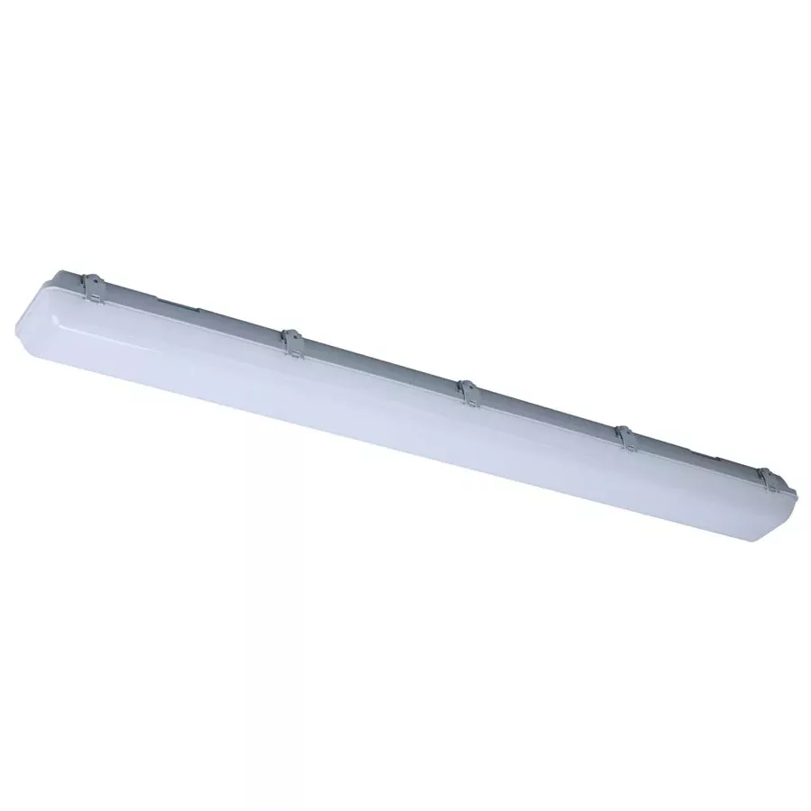 Sunlite LFX/VTS/4'/MW/3SCT/EM Vapor Proof LED Fixture Selectable 25W/38W/50W 3500K/4000K/5000K 120-277V 0-10V Dimming Emergency Battery Backup (90735-SU)