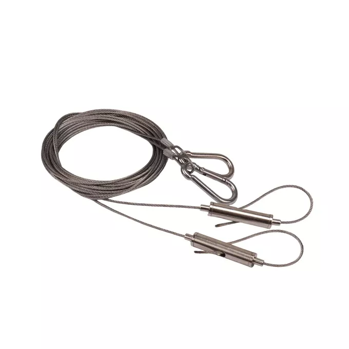 Sylvania LNHIBAV/CABLEMT5 5 Foot Cable And Hook Kit For 90W-520W For Linear High Bay Value Class Opti -Select (66879)