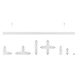 Sylvania TRACK1ACONNECTOR-LWH L-Connector For Tracklight White Finish (63181)