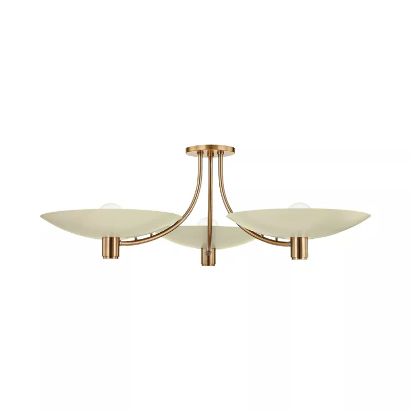 Troy C1441 Wolfe 3-lt 41" Semi Flush Mount